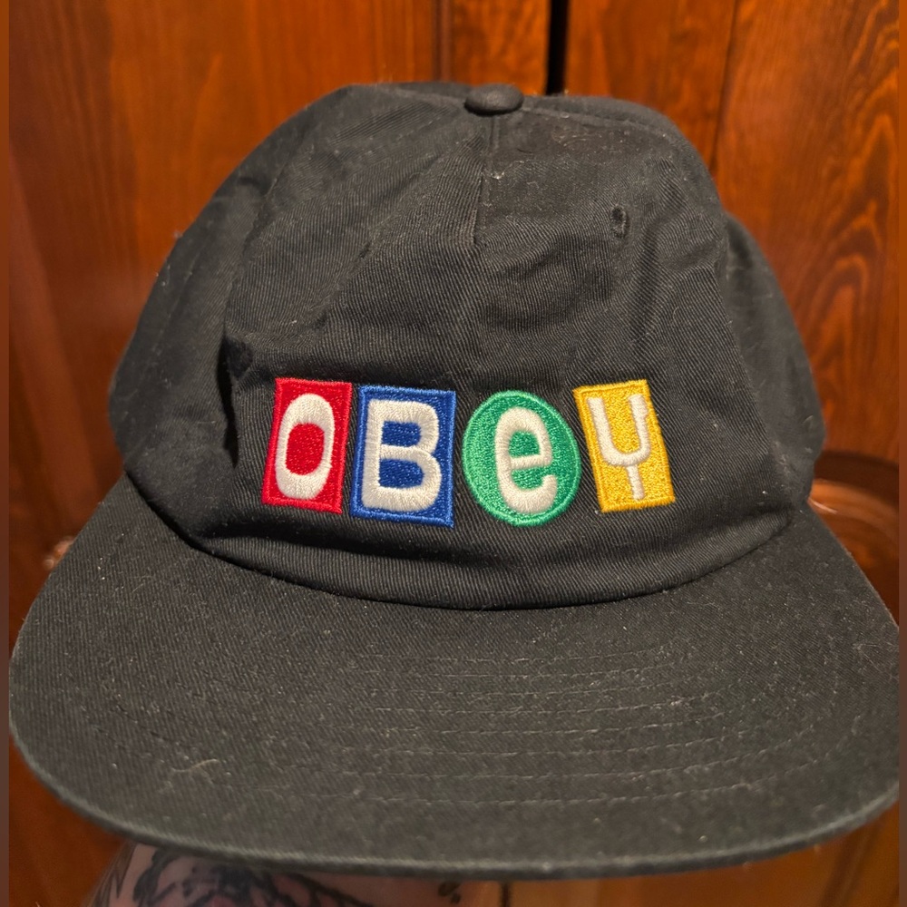 Obey Kids Cap with Colorful Embroidery